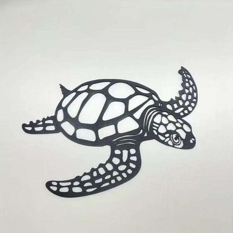 1 Piece Sea Turtle Pattern Wall Decoration, Modern Metal Wall Art, Wall Decor For Home Living Room Bedroom Office Decoration