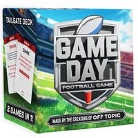 Off Topic Game Day Football Tailgate Party Game - 2 Games in 1 drinking cards