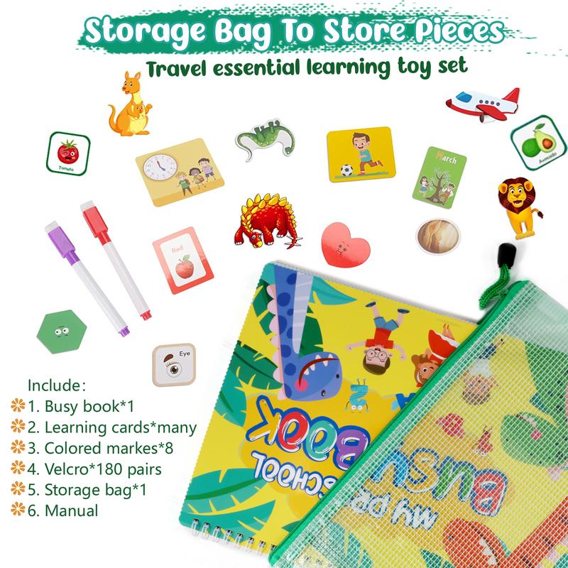 32 and 35 Themes Educational Toy- Montessori Toys -  Learning Materials Gifts Dinosaur Alphabet Arts and Crafts  Learning Activities for  Ages 4 5 Birthday and Christmas Gifts