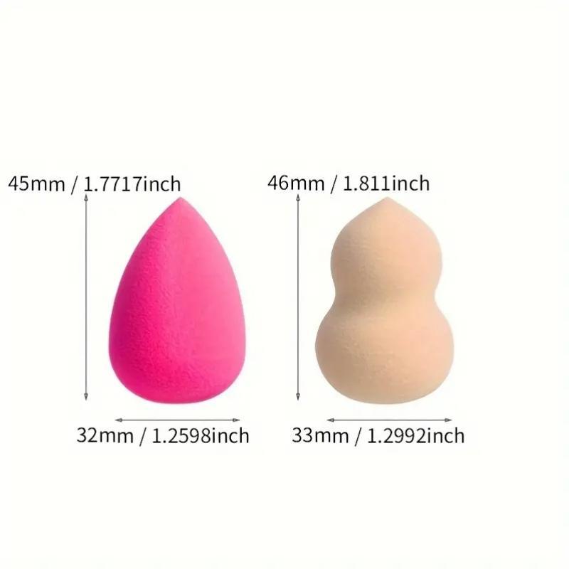 Multi-color and Shaped Mini Beauty Blender Sponge (30pcs), Cosmetic Mixing Tool, for Blending Liquid Foundation, Creams Or Powder Products, Dry & Wet Dual Use