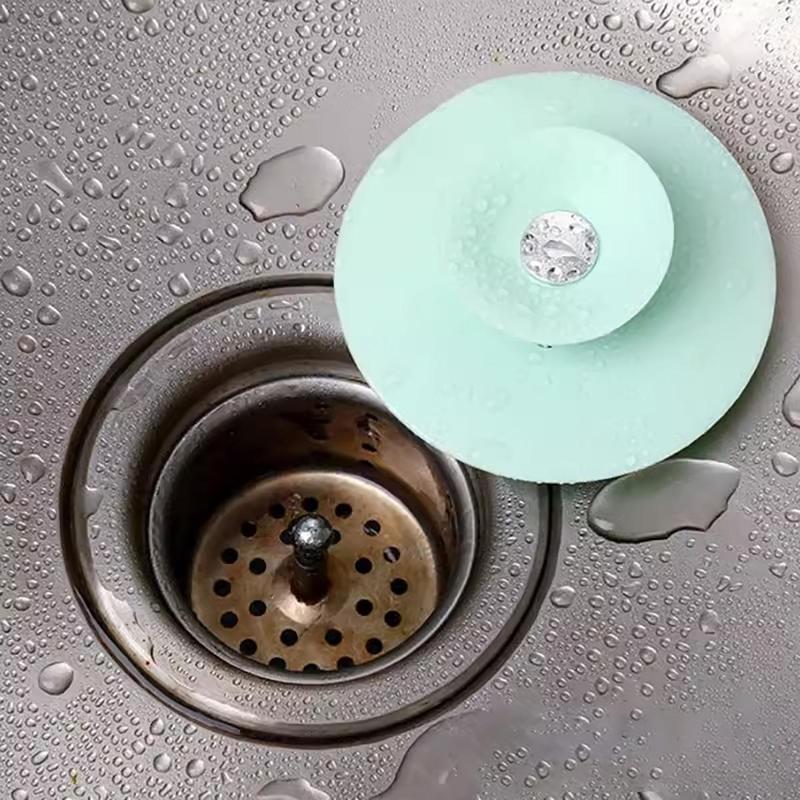 Bathtub Sink Stopper, 2pcs Bathtub Drain Hair Catcher, Shower Drain Cover, Stopper Suitable for Bathtubs and Floor Drains