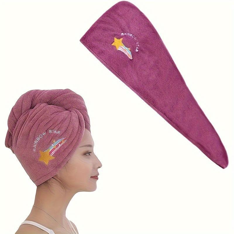 Hair Drying Towel, 1 Piece Soft Hair Towel Wrap, Hair Turbans for Wet Hair, Bathing Accessories