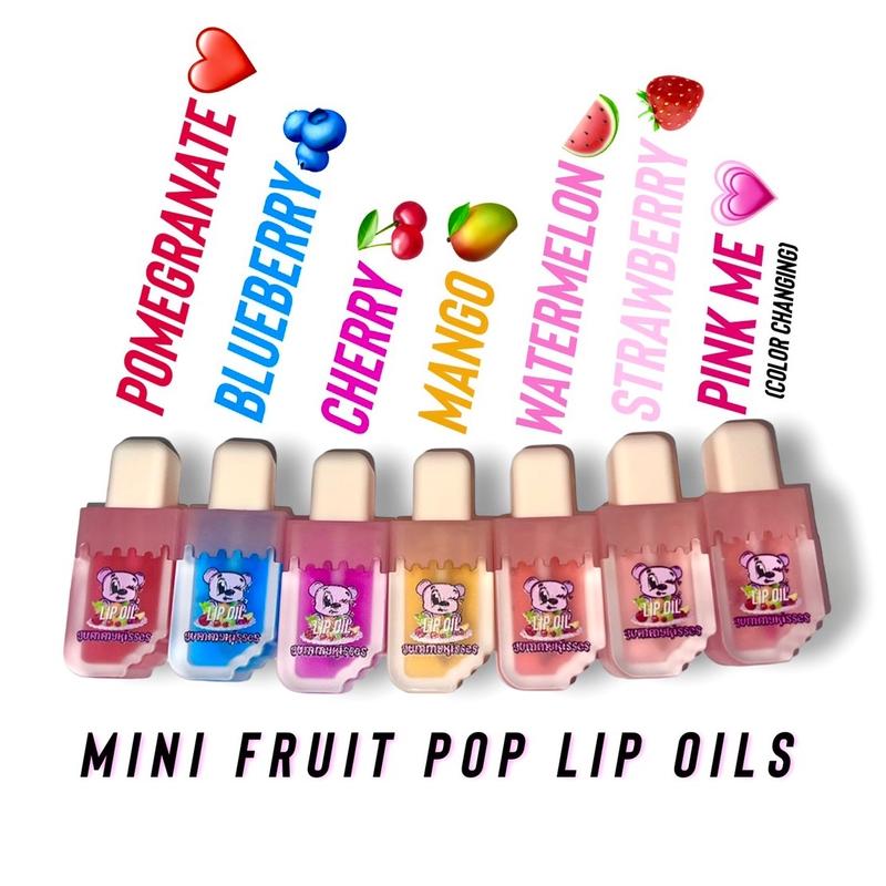 Mini Fruit Pop Lip Oils Hydrating