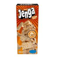 Gaming Jenga Classic Game with Genuine Hardwood Blocks, Stacking Tower Game for 1 or More Players, Ages 6 and Up