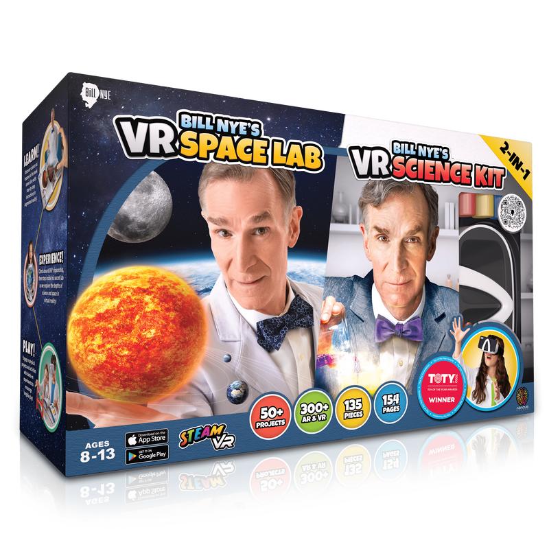 Bill Nye's Virtual Reality 2 in 1 Bundle Pack - VR Space Lab & Science Kit