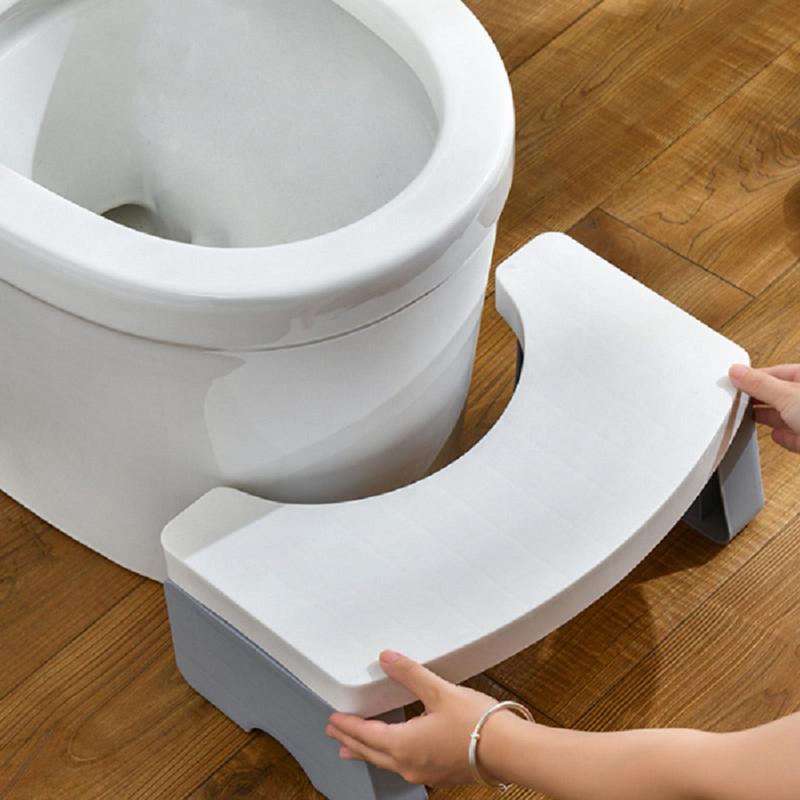 Home Bathroom Stool (1 Piece), Household Toilet Stool, Bathroom Squat Aid For Constipation Relief