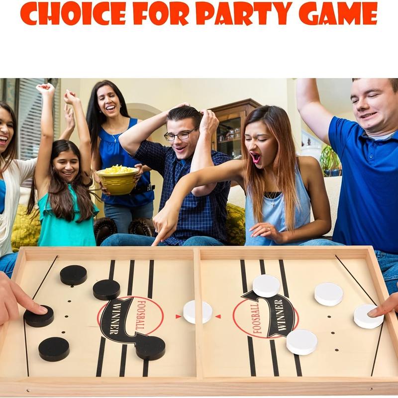 Slingshot Board Game, 1 Box Fast Sling Puck Game, Table Hockey Party Game, Indoor Recreation Game For Adults & Kids