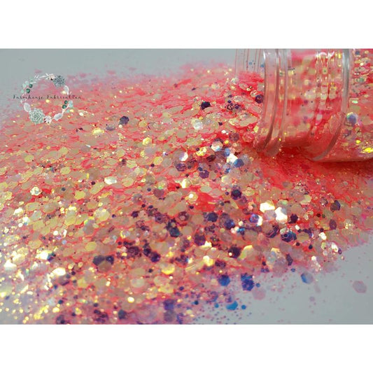 "Mrs. Right" / Fluorescent Glitter / Flashy Glitter / Chunky Glitter / Polyester Glitter / Tumbler Glitter / Peach Glitter