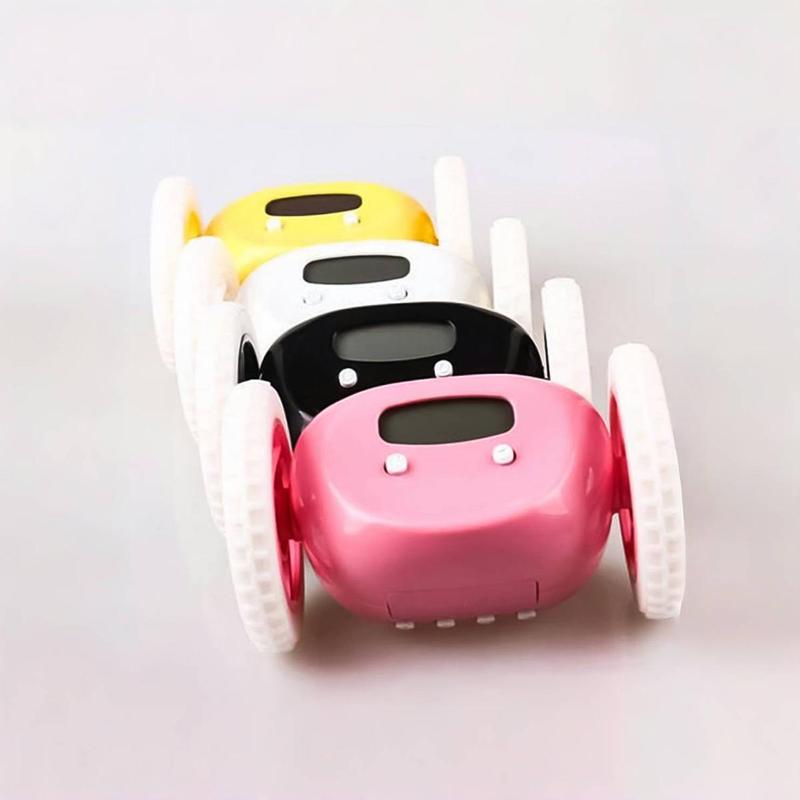 Cute Running Alarm Clock, Portable Running Clock, Running Alarm Clock, Battery Powered Running Clock, Creative Alarm Clock for Home & Office & School (Without Battery)