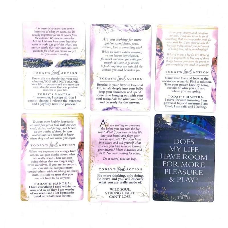 Soul Truth Oracle Tarot Card Set?(56pcs), Tabletop Game Card, Stress Relief Game Card, Party Game Card, Gift For Friends