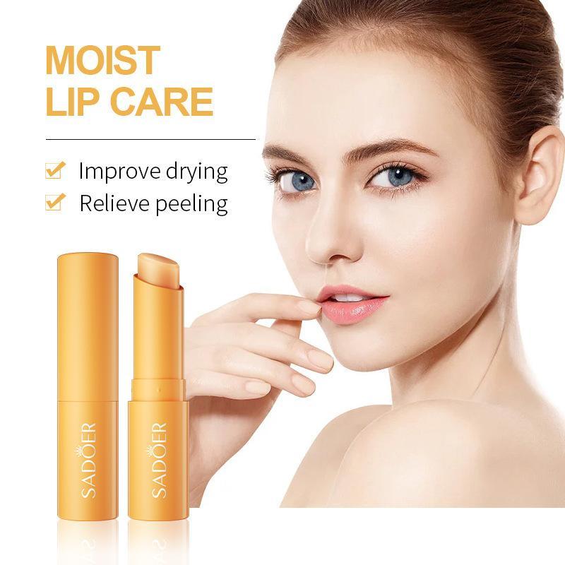 Vitamin C Lip Balm, 2 Counts Long Lasting Moisturizing Lip Balm, Brighten Lip Color & Lighten Lip Texture, Hydrating Lipstick For Girls And Women