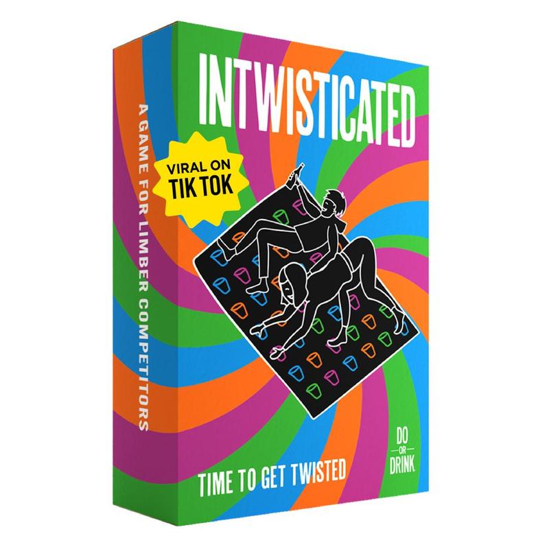 Do or Drink Intwisticated - Party Game with Twists and Tangles - Game with Play Mat, 150 Challenge Cards