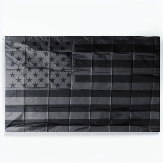 American Flag for Room Decor, Durable Portable All Black USA Flag, Party Decoration Supplies, Home Decor, Holiday Supplies, Fall Decor, Back to School Essentials