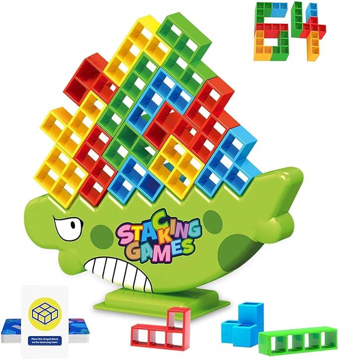 Balance Stacking Building Blocks Fun For Team Family Friends Game