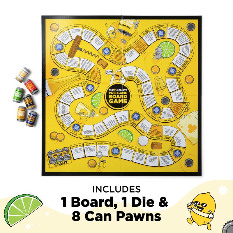 Buzzed The Ultimate Pre-Game Board Game for Adults - Mini-Games, Challenges, and QR Codes