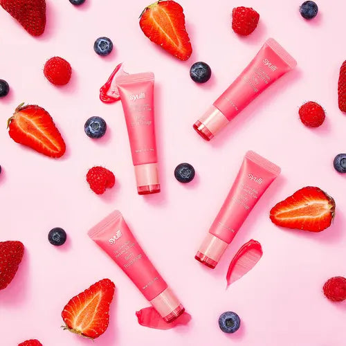 Lip Glowy Balm: Summers Friday Lip Balm, Plumping Lip Gloss, Moisturizing Lip Balm, Lip Sleeping Mask, Lip Mask, Lip Glow Oil - Long Lasting Repairing and Lightening Lip Lines (Berry)