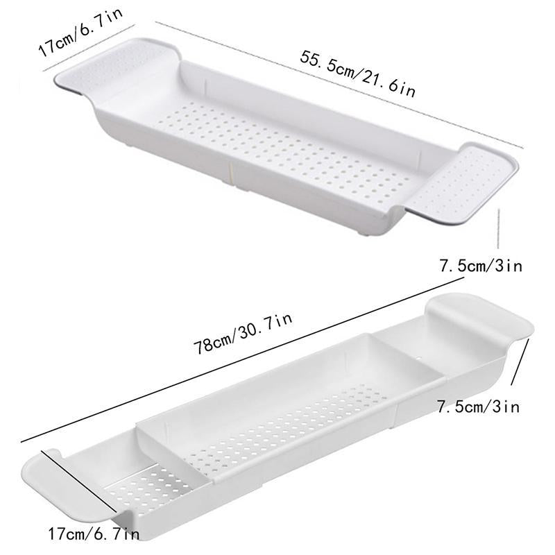 Adjustable Bathroom Sink Drain Rack, 1 Count Multifunctional Foldable Bathroom Drain Rack, Bathroom Gadget