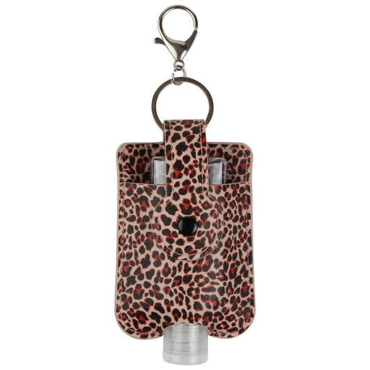 Leopard Hand Sanitizer Holder Soap Bottle