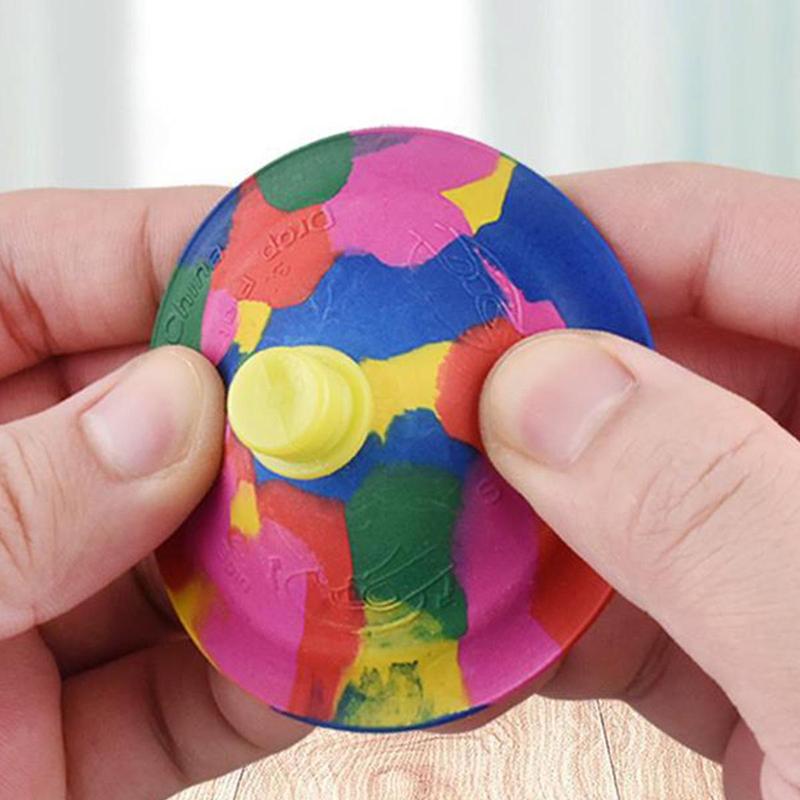 Bouncing Toy, Multicolor Rotating Bouncing Bowl Shaped Fidget Toy, Relaxation/leisure Toys, Portable Finger Toy Fidget Toys, Leisure Toys Gift