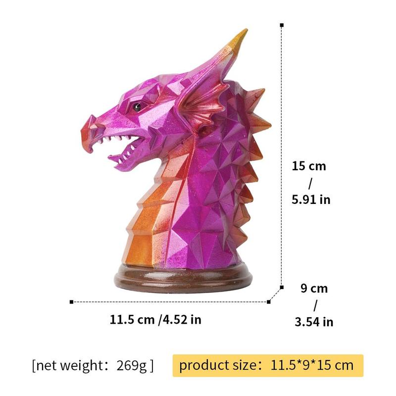 Dragon Design Vase, 1 Piece Creative Resin Pen Holder, Multifunctional Makeup Organizer, Desktop Ornament for Home Office