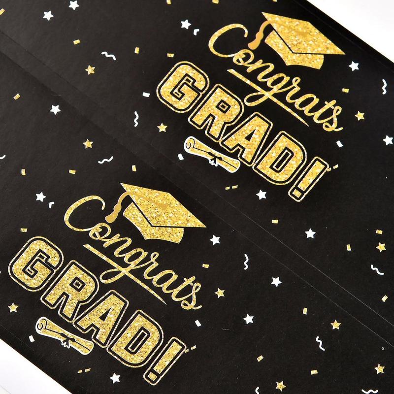 Graduation Party Water Bottle Sticker, 10pcs Graduation Gift Sticker, Graduation Party Atmosphere Congrats Grad Sticker