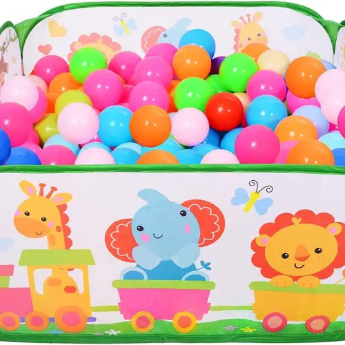 Toddler Ball Pit, Large Pop Up Animal Ball Pits, Play Tent for Babies Toddlers Boy Girls 1, 2, 3 Years Old for balls are not included