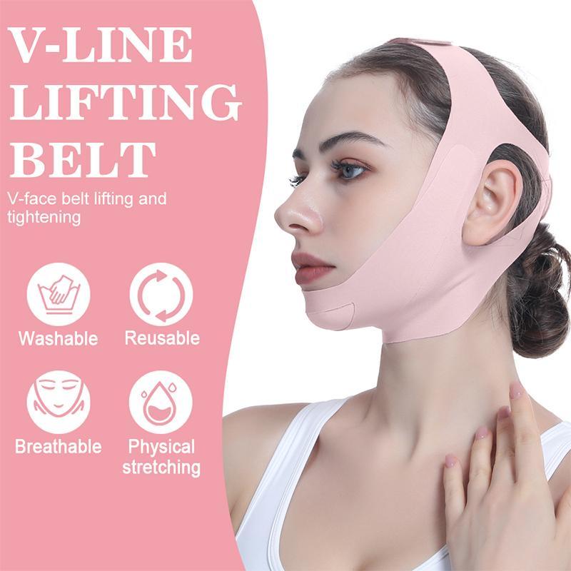 Reusable V-line Face Lifting Strap, Breathable Double Chin Lift Belt, Professional Skincare Tool