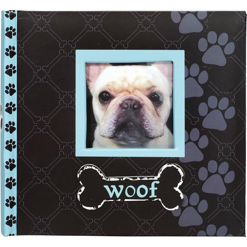 Designs Woof Photo Album, 80-4x6, Blue