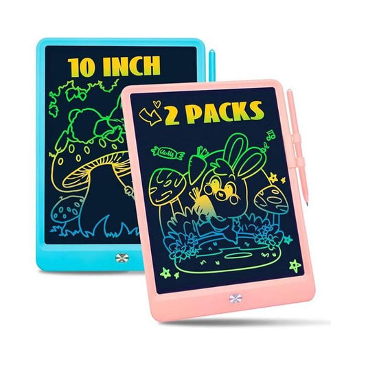 10-Inch LCD Writing Tablet, Reusable Drawing Tablet, Graffiti Board, Electronic Drawing Tablet, Learning Toys (2 Counts)