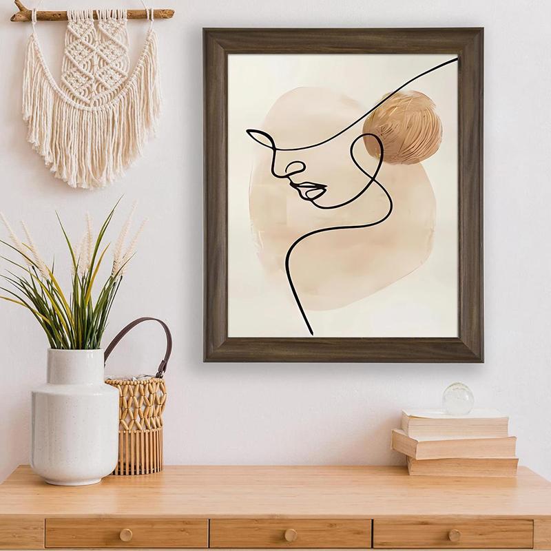 Abstract Figure Pattern Unframed Painting Without Frame (1 Piece), Multipurpose Modern Canvas Wall Art, Decorative Painting for Home Living Room Bedroom