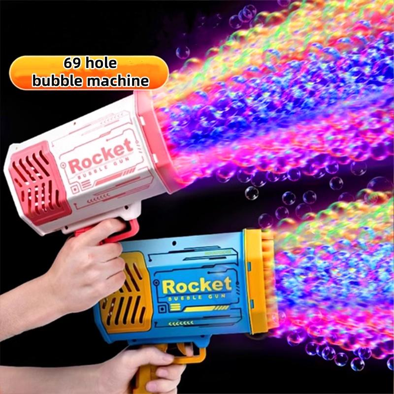 Bubble Machine Toy, Bubble Toys,10000+ Bubbles,  Automatic Bubble Machine with Colorful Lights for Kids4-12 Years Old, Adults, Birthday, Wedding, Summer Parties