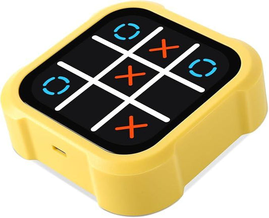 Tic Tac Toe Bolt Game, player Electronic 4-in-1 Handheld Puzzle Game Console, Portable Travel Games for Educational and Memory Growth,  Fidget Toys Games for Kids and Adults, Birthday Gifts for All Ages