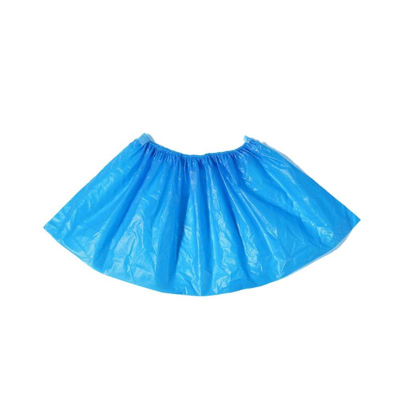 50pcs Plastic Disposable Shoe Cover, Slip Resistant Durable Shoe Cover, Waterproof Boot Cover, Home Care Supplies