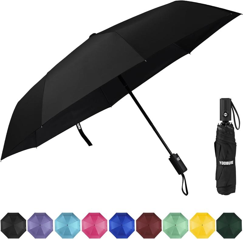 Automatic Umbrellas for Rain, Portable & Compact Lightweight Stainless Steel