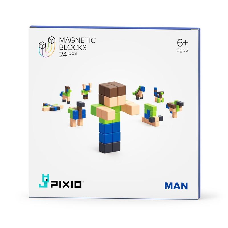 PIXIO Man - 24 Magnetic Blocks, magic cube