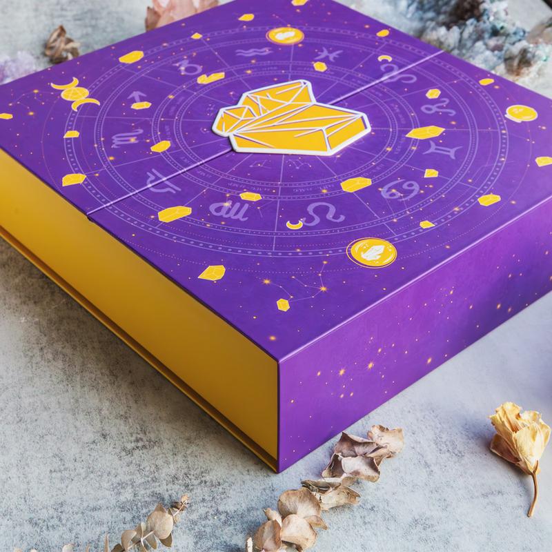 Crystal Halloween Countdown Gift Box - Exciting Treats and Surprises for a Frightfully Fun Celebration