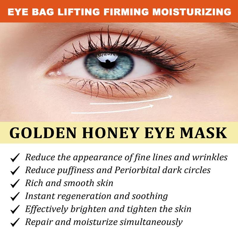 24k Gold Moisturizing Eye Mask, 60pcs/set Tightening and Lifting Eyecare Patch,?Hydrating?Brightening & Firming Eye Sticker, Beauty & Personal Eye Care Product, Skincare Products Skincare Set