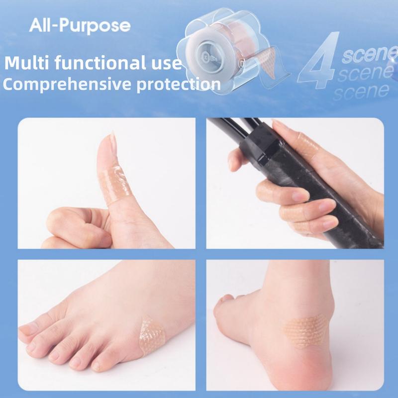 Disposable Foot Grinding Stickers Heel Stickers Transparent Invisible Stickers Heel Protection Sticker Food Care Pad 2 Count Footwear Shoe Insoles Comfort Bedroom Walking Bathroom