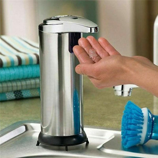 250ml Automatic Handsfree Touchless Soap Dispenser Kitchen Bathroom