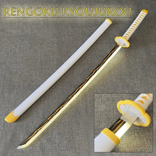 40 Inch light up rechargeable cosplay prop  Demon Slayer Anime Fans Gfit (Zenitsu)