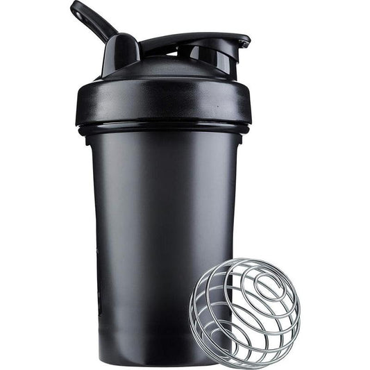 Classic V2 Shaker Bottle  for Protein Shakes and Pre Workout, 20-Ounce, Black