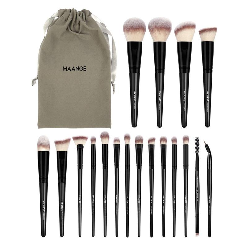 Travel Makeup Brushes Set, 18pcs/set?Soft Makeup Brushes Set for Powder Concealers Eye Shadows, Eyeshadow Brush, Eyelash Brush Makeup Set, Summer Gifts