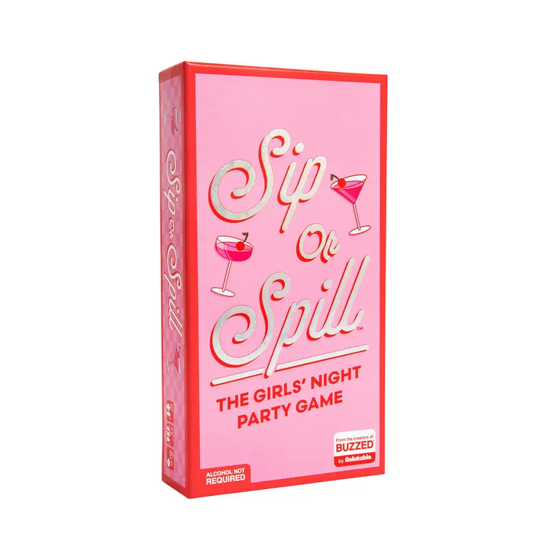 Sip or Spill ¡ª The Girl's Night Party Game, Ultimate Bachelorette Party Games, Bachelorette Party Favors by Relatable