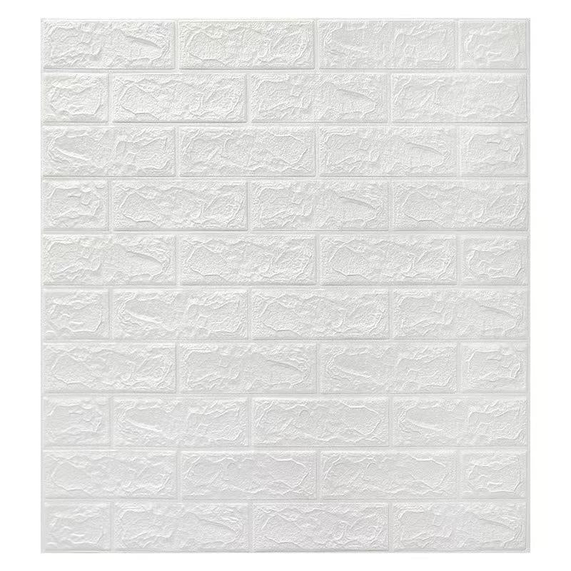 1 Piece Self-adhesive Waterproof Foam 3d Three-dimensional Brick Pattern Sticker, For Living Room, Bedroom, Laundry, Kitchen, Fireplace, Tv Wall Decoration