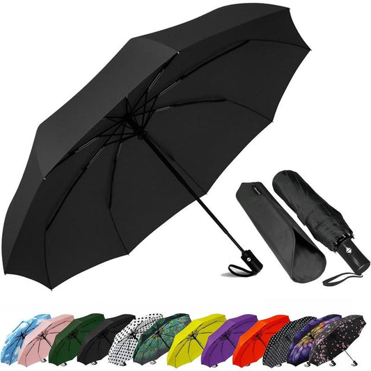 SIEPASA Windproof Travel Compact Umbrella-Automatic Umbrellas for Rain-Compact Folding Umbrella, Travel Umbrella Compact, Small Portable Windproof Umbrellas for Men Women Teenage.