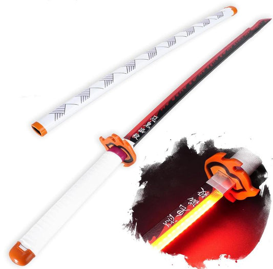 Light Up 40-Inch Anime Cosplay prop Demon Slayer (Rengoku)