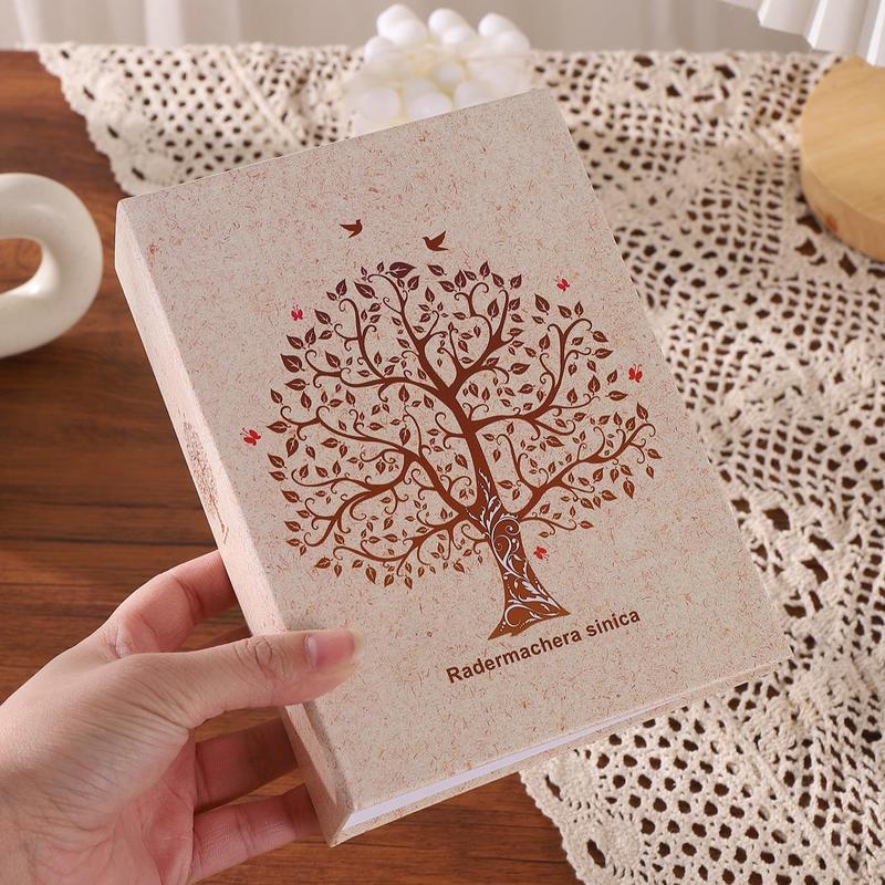 Tree Pattern Cover Photo Album, 1 Piece Modern Simple Durable Large Capacity Photo Storage Album, Multi-purpose Photo Album, Gift for Friends & Family, Home Decor