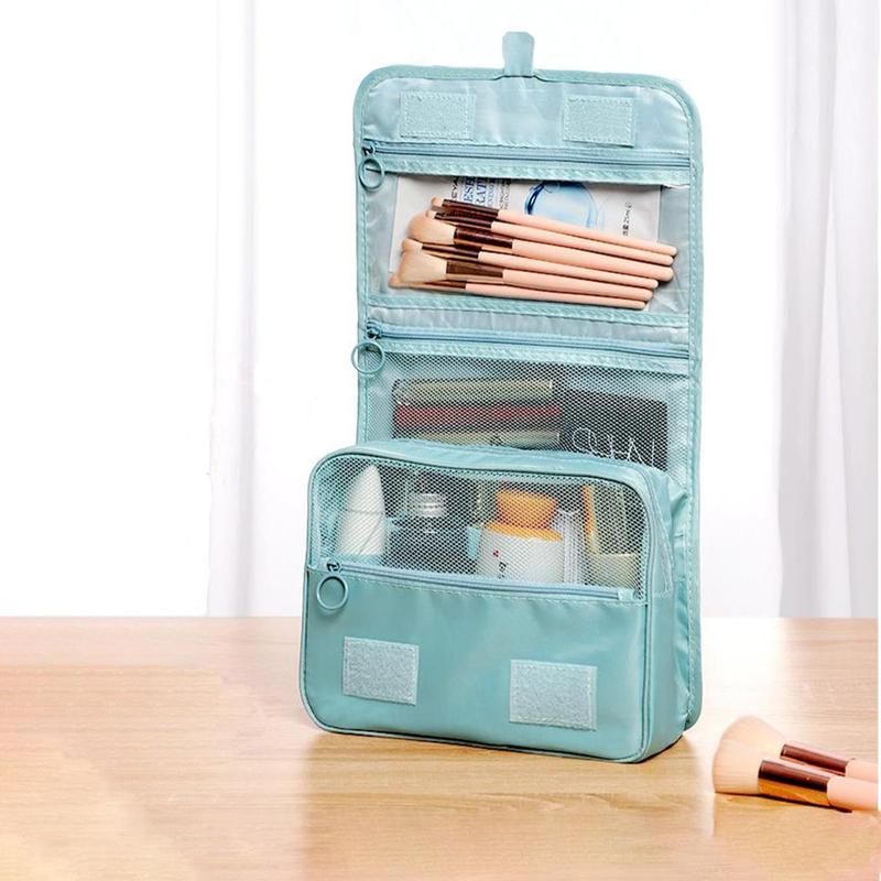 Hanging Toiletry Bag, Portable Travel Makeup Organizer, Cosmetic Storage Bag, Makeup Bag, Room Organizer, Hangable Skincare Organizer, Summer Gifts, Travel Essentials Items, Travel Accessories, Travel Bag, Men Gifts