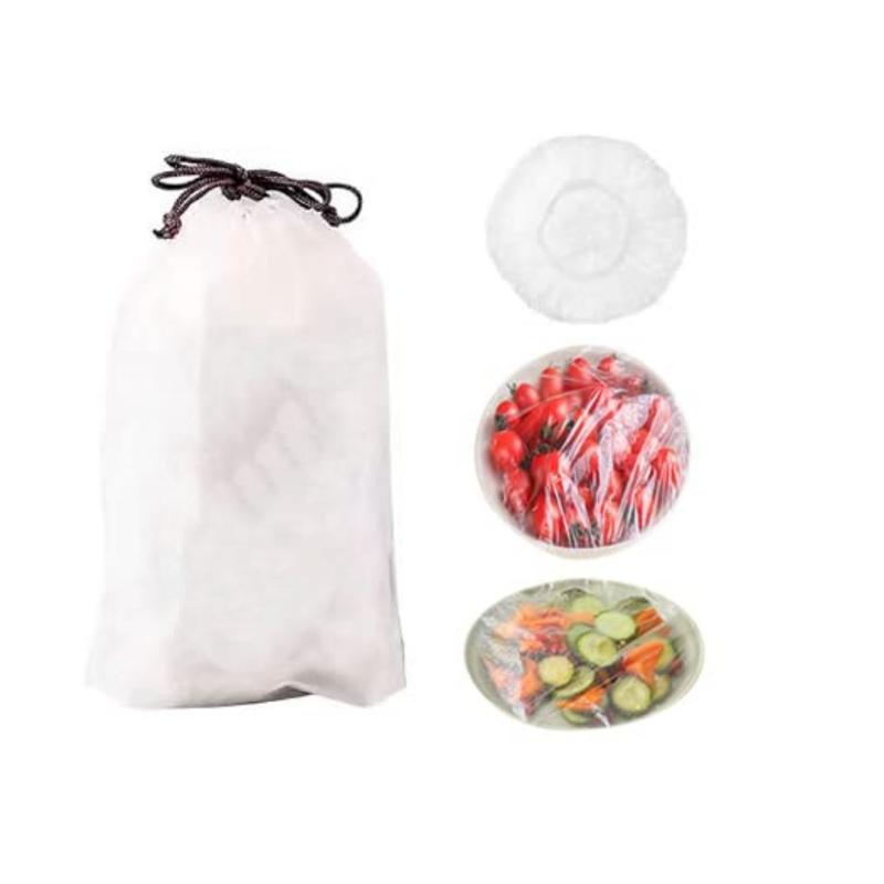 Upgrade:Thicker Fresh Keeping Bags,Reusable Elastic Food Storage Covers, Shoes Cover or Shower cap,Plastic Sealing Elastic Stretch Adjustable Bowl Lids for Family Outdoor Picnic