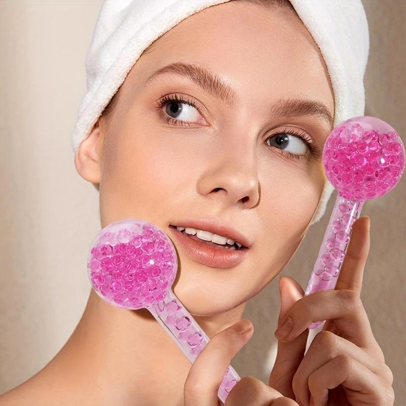 Facial Ice Globes & Gua Sha Board Set, 3pcs/set Ice Roller Facial Massager, Facial Skincare Tool for Women